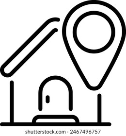 House icon symbol vector image