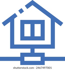 House icon symbol vector image