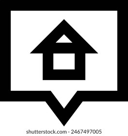 House icon symbol vector image
