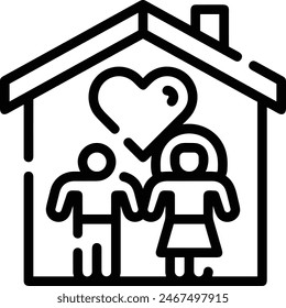 House icon symbol vector image