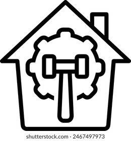 House icon symbol vector image