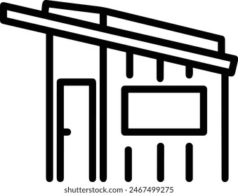 House icon symbol vector image