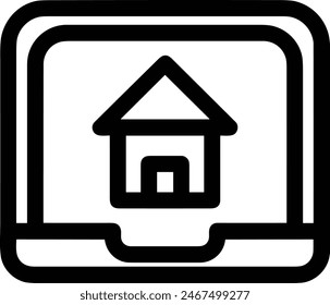 House icon symbol vector image