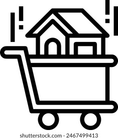 House icon symbol vector image