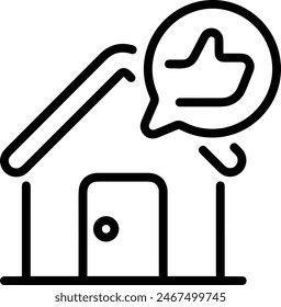 House icon symbol vector image