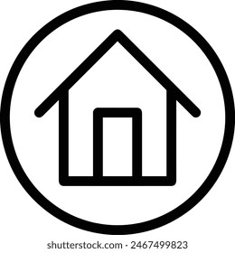 Haussymbol Symbol Vektorgrafik Bild