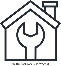 House icon symbol vector image