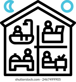 Haussymbol Symbol Vektorgrafik Bild