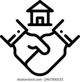 Haussymbol Symbol Vektorgrafik Bild