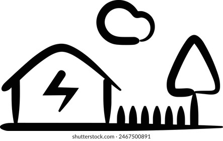 House icon symbol vector image