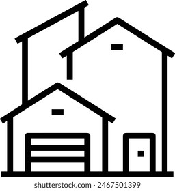 Haussymbol Symbol Vektorgrafik Bild
