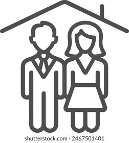 House icon symbol vector image