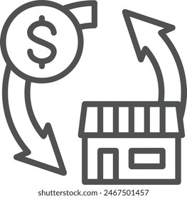 House icon symbol vector image