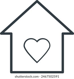 Haussymbol Symbol Vektorgrafik Bild