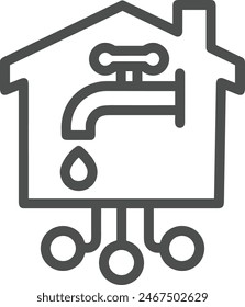 House icon symbol vector image