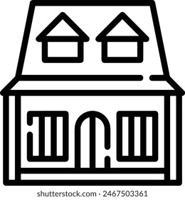 Haussymbol Symbol Vektorgrafik Bild