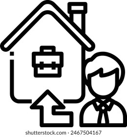 House icon symbol vector image