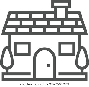 House icon symbol vector image