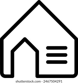 House icon symbol vector image