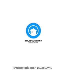 House icon template, home creative vector logo design, architecture,building and construction, illustration element - Vector
