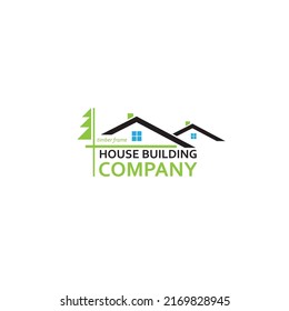 House icon template for real estate business or construction, architecture company. Creative design for your.
