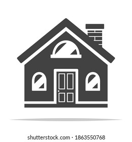 House icon transparent vector isolated
