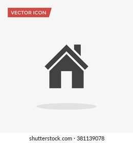 House Icon in trendy flat style isolated on grey background. Homepage symbol for your web site design, logo, app, UI. Vector illustration, EPS10.