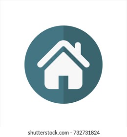 house icon  in trendy flat style isolated on white background. house icon symbol for your web site design,house logo, app, UI. Vector illustration, house icon eps10. 