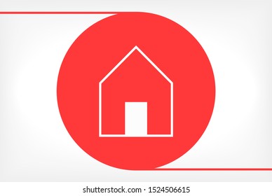 house icon vector .