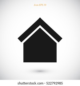 house icon, vector best flat icon, EPS