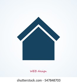 house icon, vector best flat icon, EPS