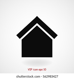 house icon, vector best flat icon, EPS