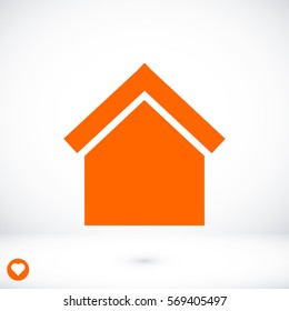 house icon, vector best flat icon, EPS