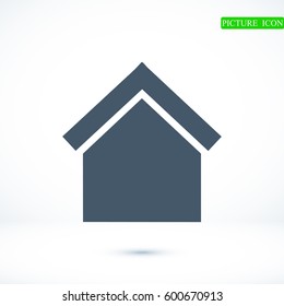 house icon, vector best flat icon, EPS