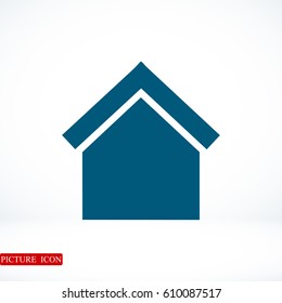 house icon, vector best flat icon, EPS