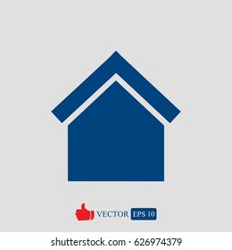house icon, vector best flat icon, EPS