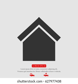 house icon, vector best flat icon, EPS