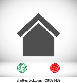 house icon, vector best flat icon, EPS