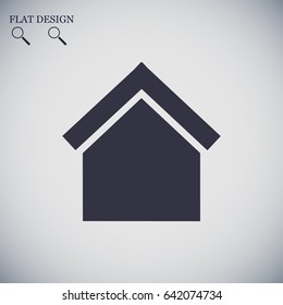 house icon, vector best flat icon, EPS