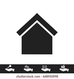 house icon, vector best flat icon, EPS