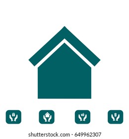 house icon, vector best flat icon, EPS