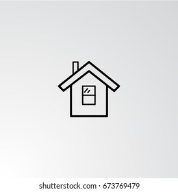 House icon, vector, can be used for web and mobile design