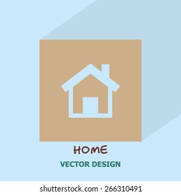 House icon. vector design.
