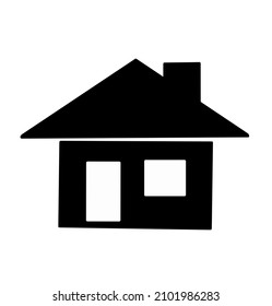 house icon vector design with black color