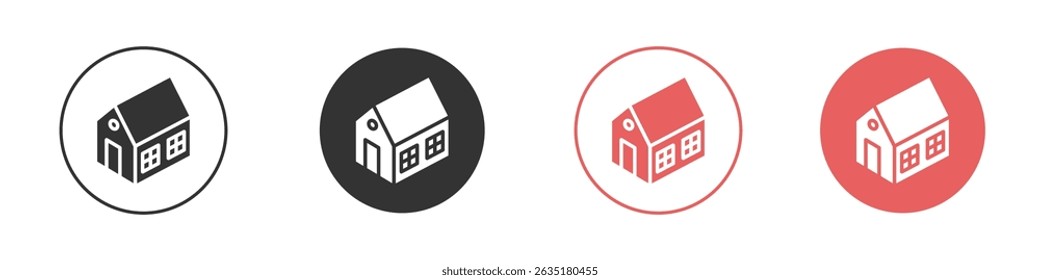 House icon vector design template simple and clean style