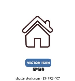 house icon, house vector. eps10