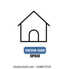 house icon, house vector. eps10