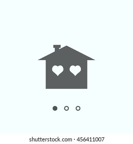 House Icon, vector, icon flat