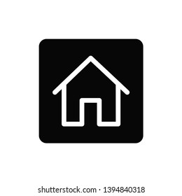 house icon vector flat design