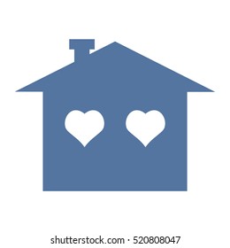 House Icon, vector flat design style